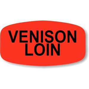 Venison Loin Label
