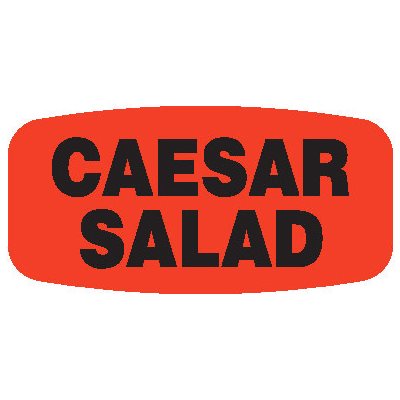 Caesar Salad Label