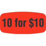 10 for $10.00 Label