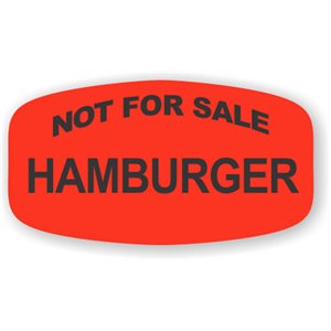 Not For Sale - Hamburger (Label)