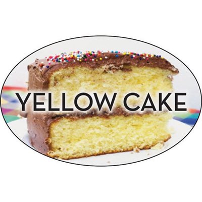 Yellow Cake Label