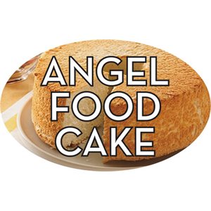 Angel Food Cake Label