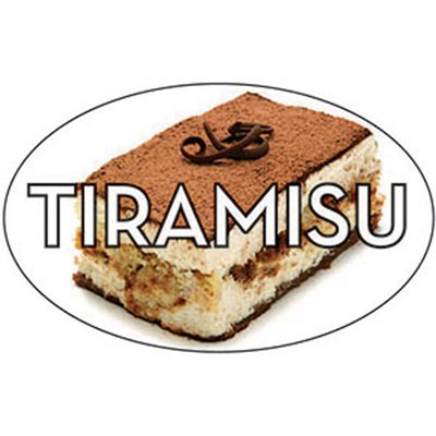 Tiramisu Label