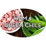 Ham & Green Chile Label