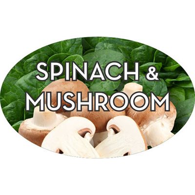 Spinach & Mushroom Label