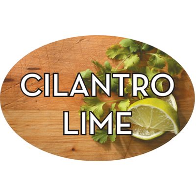 Cilantro Lime Label