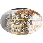 Italian Cream Cake Label
