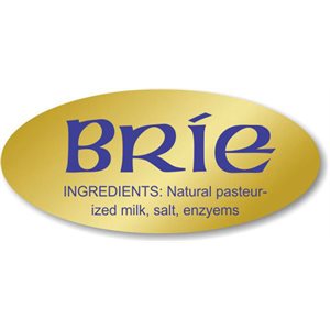 Brie w / ing Label