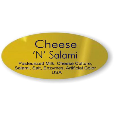 Cheese n Salami w / ing Label