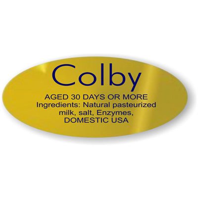 Colby w / ing Label