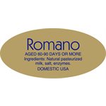 Romano Cheese w / ing Label