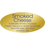 Smoked Cheese Label