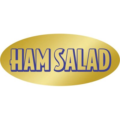 Ham Salad Label