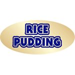 Rice Pudding Label