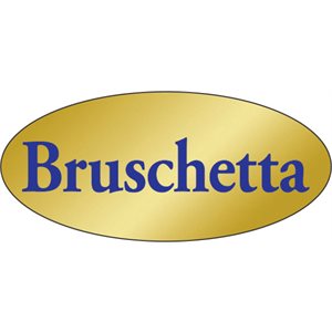 Bruschetta Label