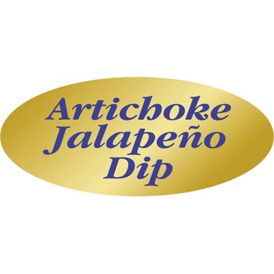 Artichoke Jalapeno Dip Label