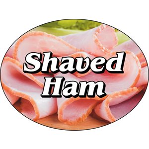 Shaved Ham Label