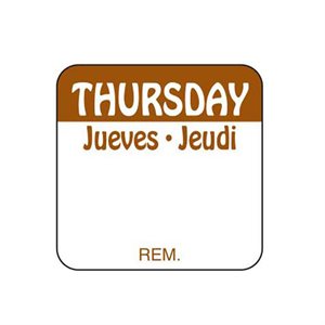 Thursday Jueves Juedi Label