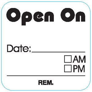Open On (Date_AM_PM) Label
