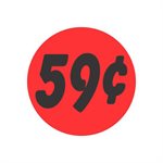 59¢ Bullseye Label