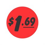$1.69 Bullseye Label