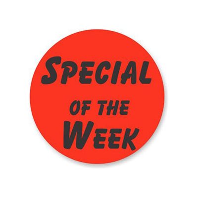 Special of the week Bullseye Label