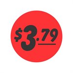 $3.79 Bullseye Label