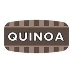 Quinoa Brown / Brown / UV 0.625x1.25 Mini Flavor Label