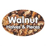 Walnut Halves and Pieces (Candy) Flavor Label